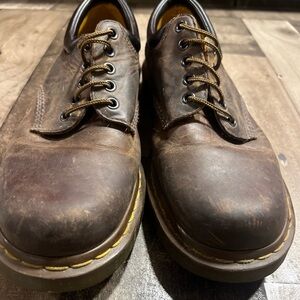 Dr. Martens Dark Brown Leather Oxfords US 10 no laces included